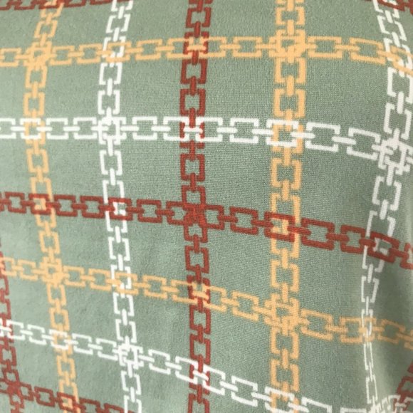 Julia Women's Plaid Collared V-neck Sleeveless Waistline Tank Top Size Large NWT - Picture 9 of 11